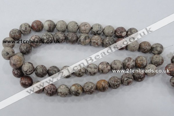 CMB07 15.5 inches 16mm round natural medical stone beads wholesale