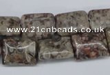 CMB26 15.5 inches 12*16mm rectangle natural medical stone beads
