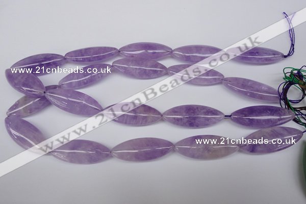 CME06 15.5 inches 15*40mm marquise lavender amethyst beads