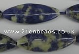 CME07 15.5 inches 15*40mm marquise sodalite gemstone beads