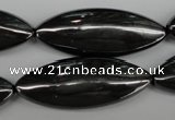 CME09 15.5 inches 15*40mm marquise hematite gemstone beads