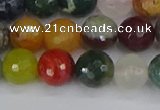 CME102 15.5 inches 8mm faceted round mixed gemstone beads