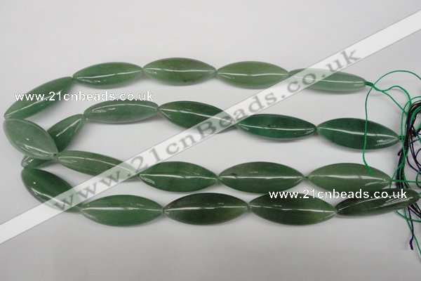 CME12 15.5 inches 15*40mm marquise green aventurine beads