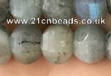 CME210 15.5 inches 7*9mm - 8*10mm pumpkin labradorite beads