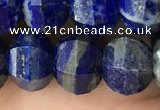 CME215 15.5 inches 7*9mm - 8*10mm pumpkin lapis lazuli beads