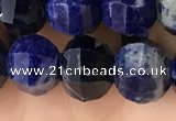 CME216 15.5 inches 7*9mm - 8*10mm pumpkin sodalite beads