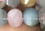 CME235 15.5 inches 10*11mm - 10*12mm pumpkin morganite beads