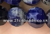 CME246 15.5 inches 10*11mm - 10*12mm pumpkin sodalite beads