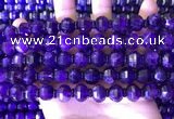 CME317 15.5 inches 8*10mm pumpkin amethyst gemstone beads