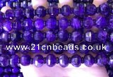 CME322 15.5 inches 9*11mm - 10*12mm pumpkin amethyst beads