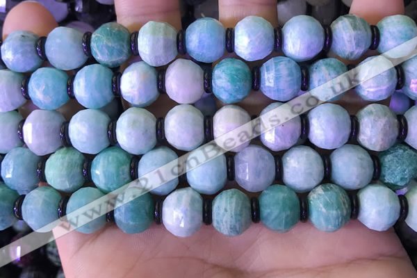 CME325 15.5 inches 9*11mm - 10*12mm pumpkin amazonite beads