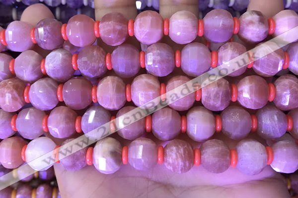 CME326 15.5 inches 9*11mm - 10*12mm pumpkin moonstone beads