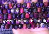 CME328 15.5 inches 9*11mm - 10*12mm pumpkin colorful tiger eye beads