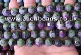 CME329 15.5 inches 9*11mm - 10*12mm pumpkin ruby zoisite beads