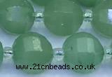 CME367 15 inches 10mm pumpkin green aventurine beads