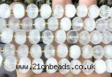 CME399 15 inches 8*12mm pumpkin white crystal beads wholesale