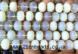 CME402 15 inches 8*12mm pumpkin opalite beads wholesale