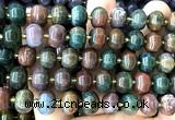 CME411 15 inches 8*12mm pumpkin Indian agate beads wholesale