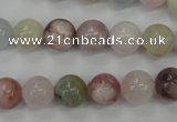 CMG113 15.5 inches 10mm round natural morganite beads wholesale