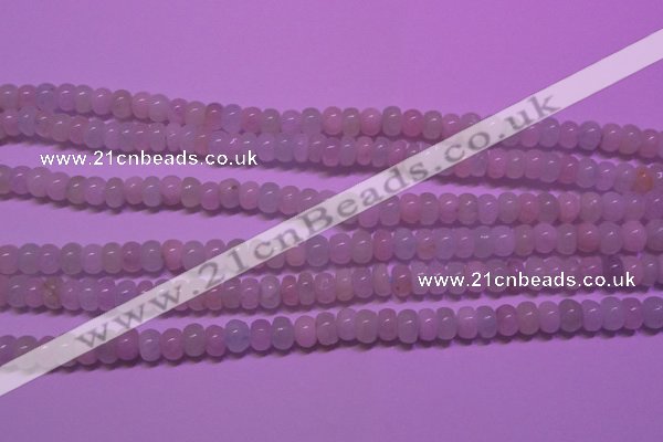 CMG130 15 inches 4*6mm rondelle natural morganite beads wholesale