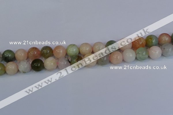 CMG165 15.5 inches 14mm round morganite gemstone beads wholesale