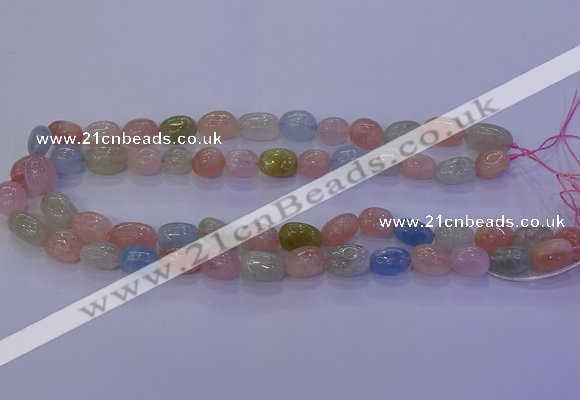 CMG227 15.5 inches 10*12mm - 12*16mm nuggets morganite beads