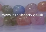 CMG228 15.5 inches 12*16mm - 13*18mm nuggets morganite beads