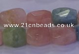 CMG230 15.5 inches 12*16mm - 13*18mm faceted nuggets morganite beads