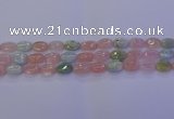 CMG237 15.5 inches 8*12mm oval morganite beads wholesale