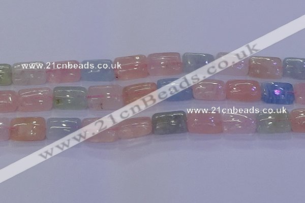 CMG246 15.5 inches 13*18mm rectangle morganite beads wholesale
