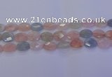 CMG266 15.5 inches 10*14mm faceted oval morganite beads