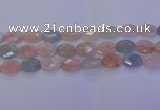 CMG267 15.5 inches 12*16mm faceted oval morganite beads