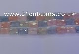 CMG279 15.5 inches 12*16mm faceted rectangle morganite beads