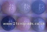 CMG363 15.5 inches 10mm round natural morganite gemstone beads