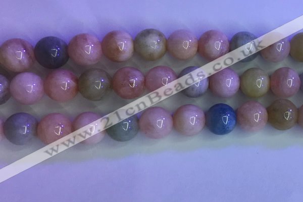 CMG374 15.5 inches 11mm round natural morganite beads wholesale