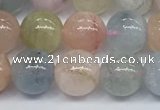 CMG392 15.5 inches 8mm round morganite gemstone beads