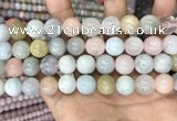 CMG405 15.5 inches 12mm round morganite beads wholesale