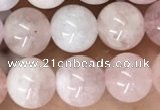 CMG410 15.5 inches 8mm round pink morganite beads wholesale