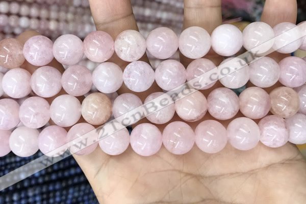 CMG412 15.5 inches 12mm round pink morganite beads wholesale