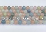 CMG433 15.5 inches 10mm round morganite beads wholesale