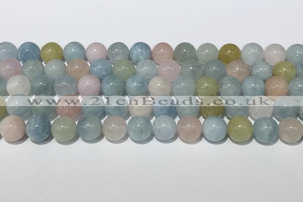 CMG443 15.5 inches 12mm round morganite gemstone beads wholesale