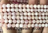 CMG507 15 inches 7mm round pink morganite gemstone beads