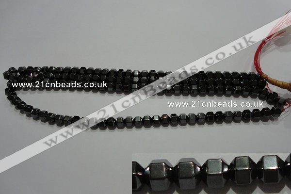 CMH124 15.5 inches 6*6mm magnetic hematite beads wholesale