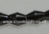 CMH133 15.5 inches 8*12mm bicone magnetic hematite beads