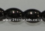 CMH149 15.5 inches 8*12mm rice magnetic hematite beads wholesale