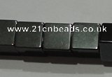 CMH161 15.5 inches 8*8mm cube magnetic hematite beads wholesale