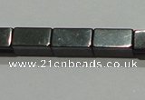 CMH163 15.5 inches 4*8mm cuboid magnetic hematite beads