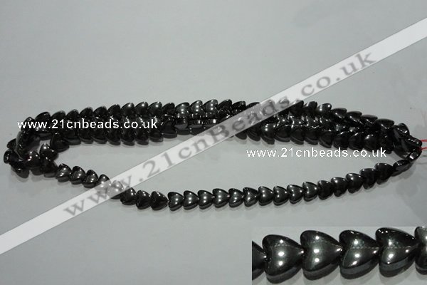 CMH172 15.5 inches 8*8mm heart magnetic hematite beads wholesale