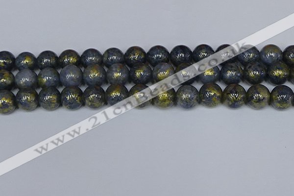 CMJ1003 15.5 inches 10mm round Mashan jade beads wholesale