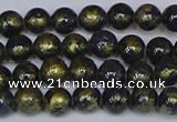 CMJ1005 15.5 inches 4mm round Mashan jade beads wholesale